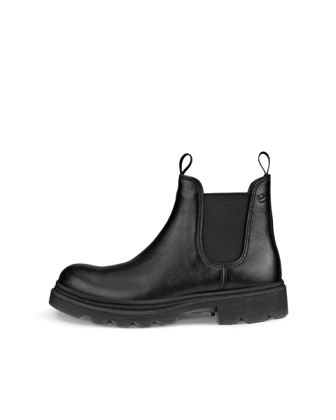 Men's ECCO® Grainer Leather Chelsea Boot | Black