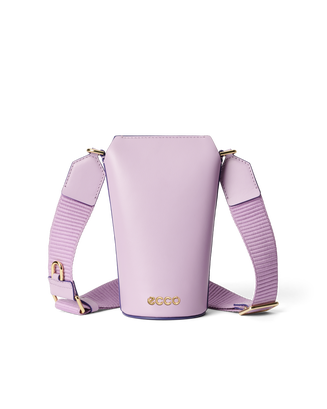 Bolso bandolera de piel ECCO® Pot - Violeta - Main