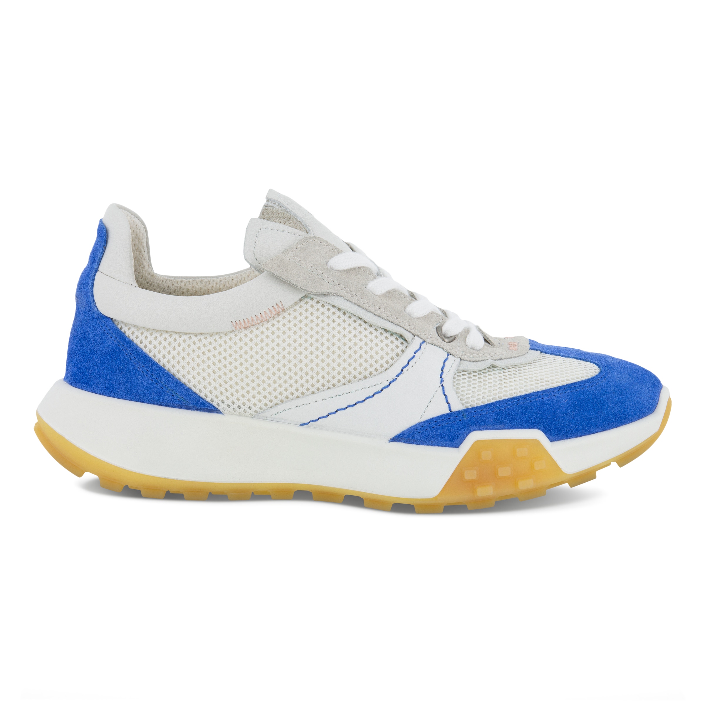 Zapatillas de piel ECCO® Retro Sneaker para mujer - Blanco - Outside