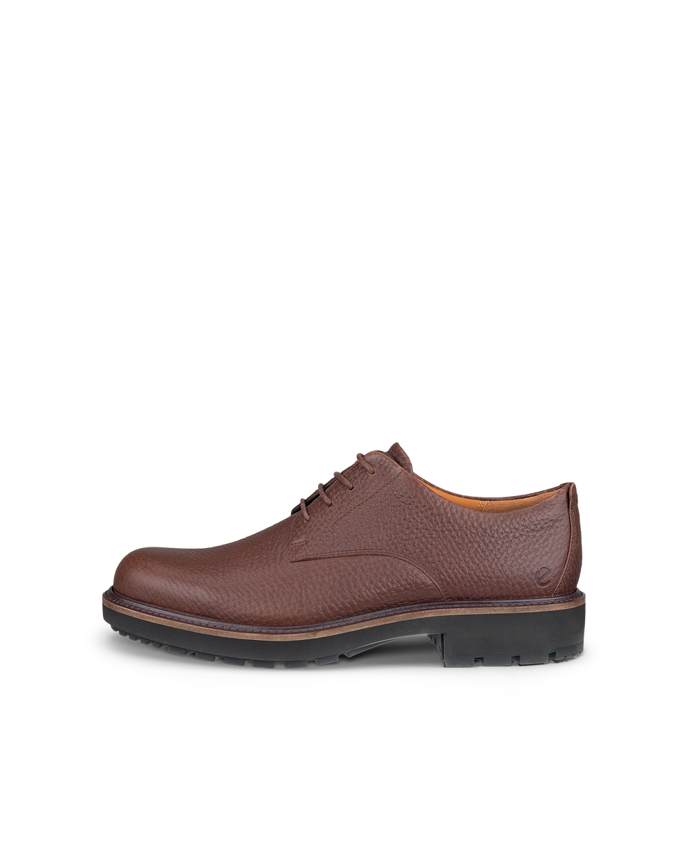 Men's ECCO® Metropole Oslo Leather Derby Shoe - Brown - Outside