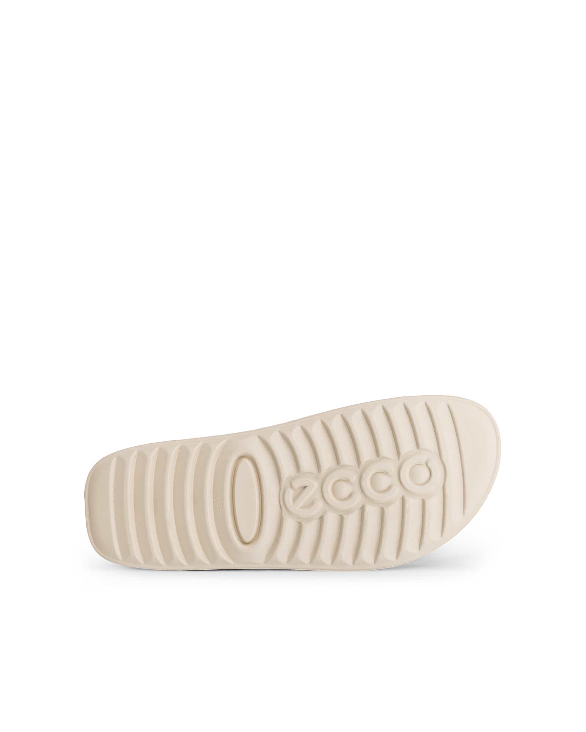 ECCO Cozmo ウィメンズ レザー2ストラップサンダル - メタリック - Sole