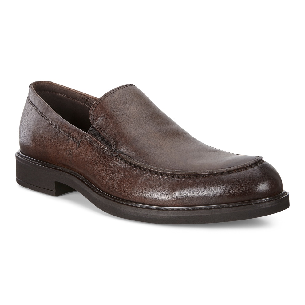 ECCO Vitrus III Men's Slip On Dress Shoes - Brown - Main