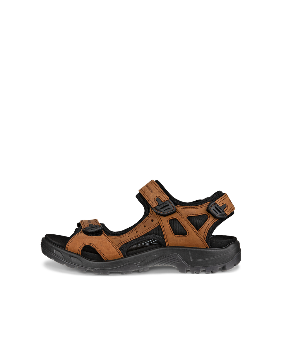 ECCO Men's Offroad Outdoor Sandals - Brown - Outside