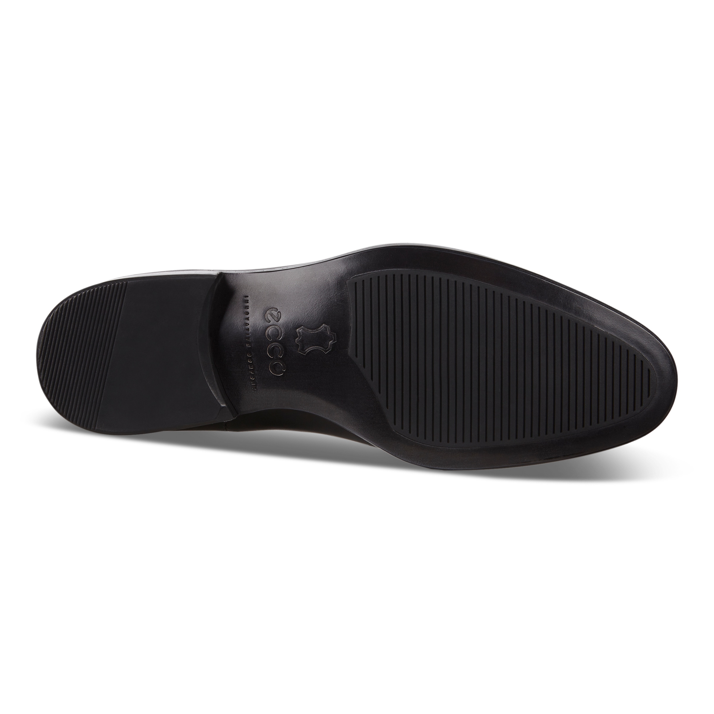 ECCO Vitrus Mondial メンズ レザーダービーシューズ - 黒 - Sole