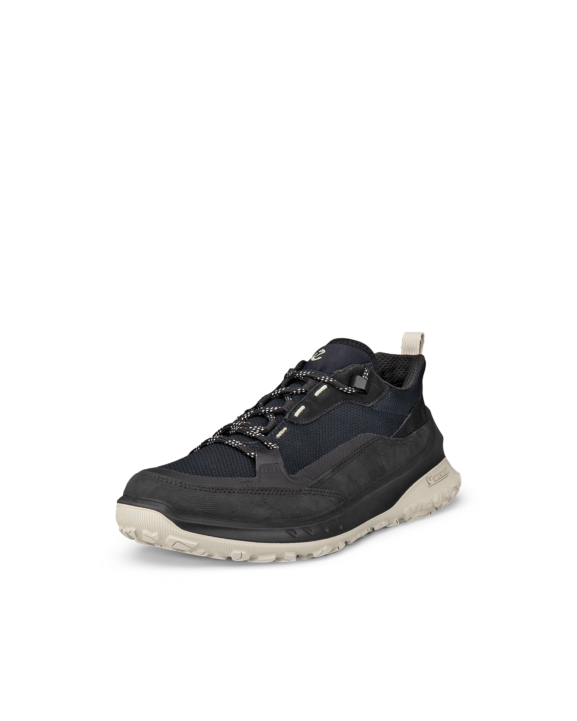 Women's ECCO® ULT-TRN Nubuck Waterproof Hiking Shoe - Black - Main