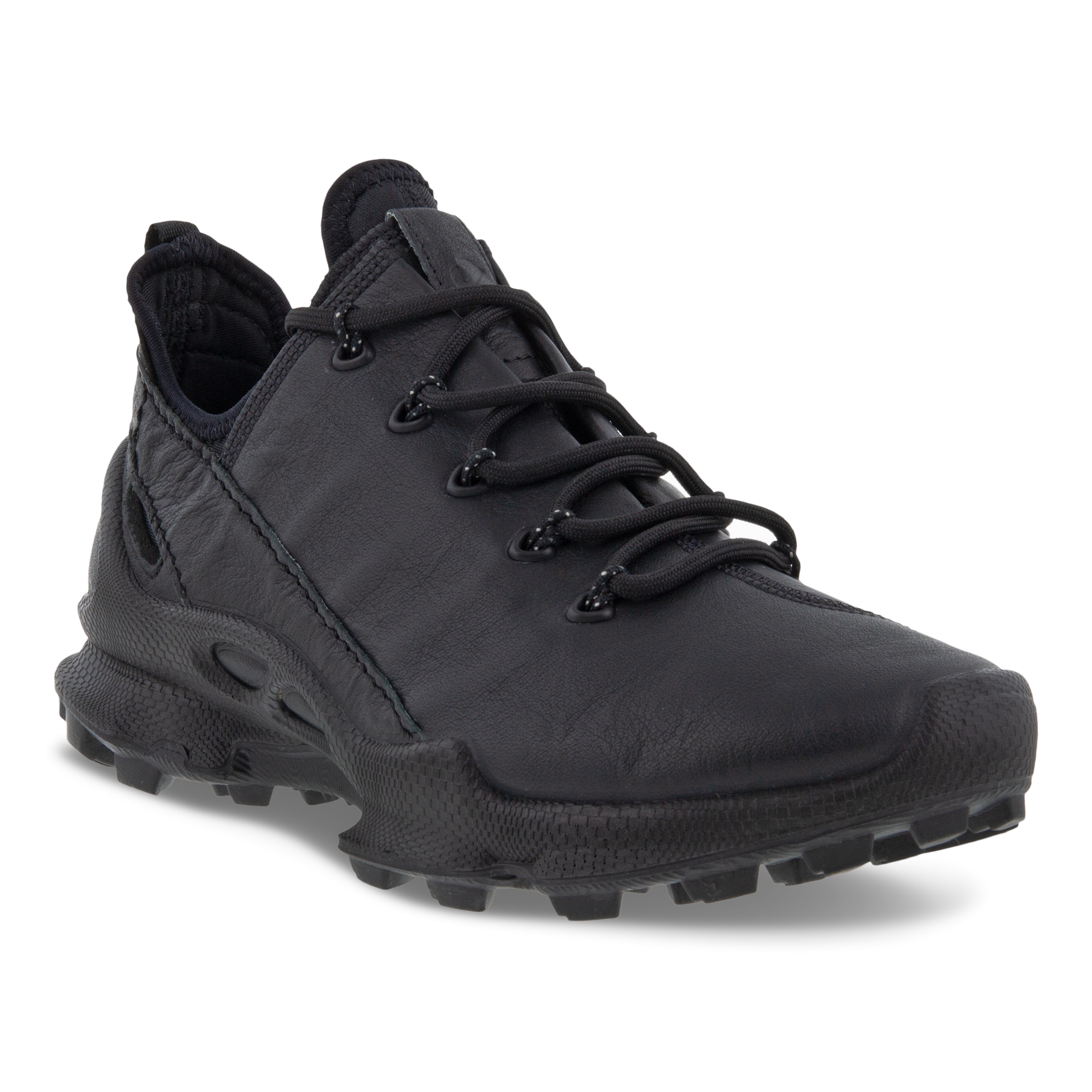 ECCO BIOM C Trail ウィメンズ レザーアウトドアスニーカー - ブラック - Main