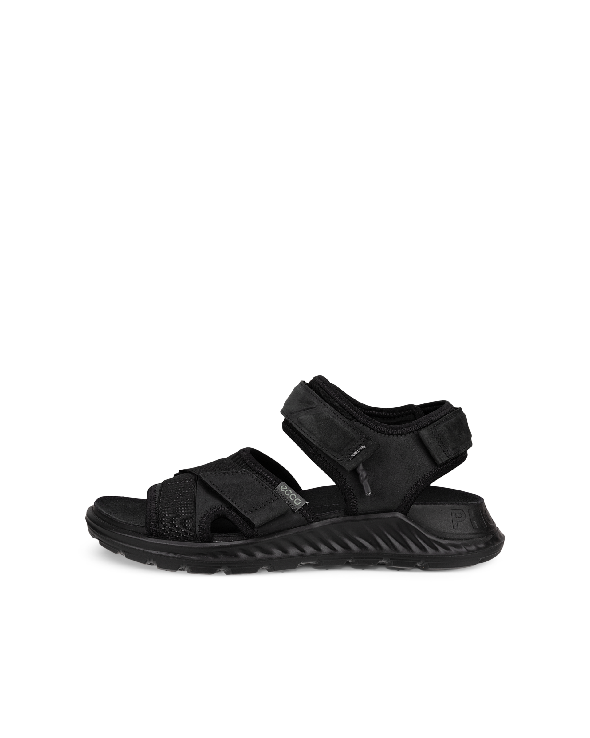 ECCO Exowrap 3S メンズ ヌバックサンダル | ブラック