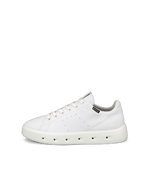 Women's ECCO® Street 720 Leather Gore-Tex Sneaker - White - Outside