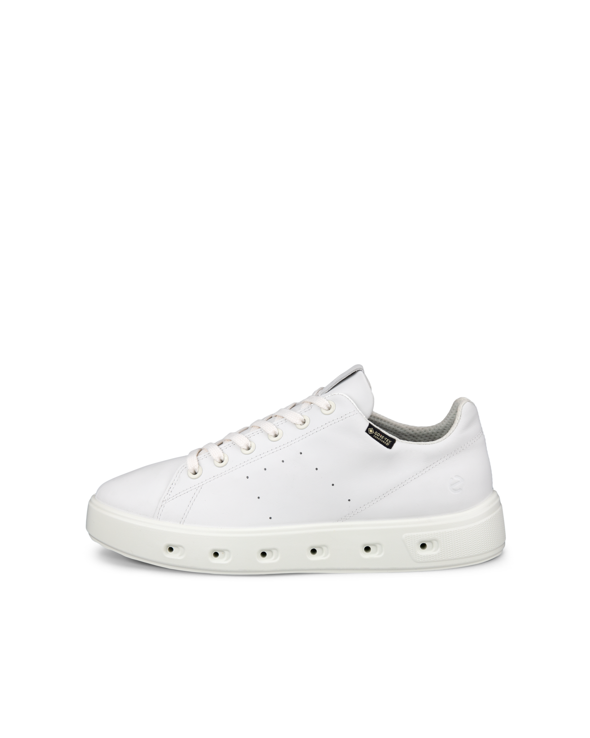 ECCO® Street 720 baskets en cuir Gore-Tex pour femme - Blanc - Outside