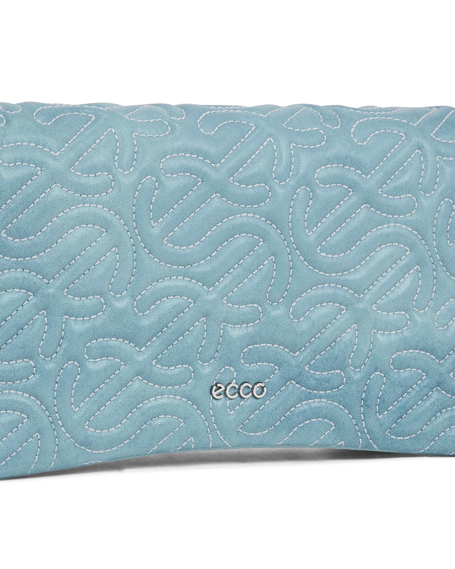 ECCO Pinch Small Quilted Wave Indigo レザークロスボディバッグ - 青 - Detail-2