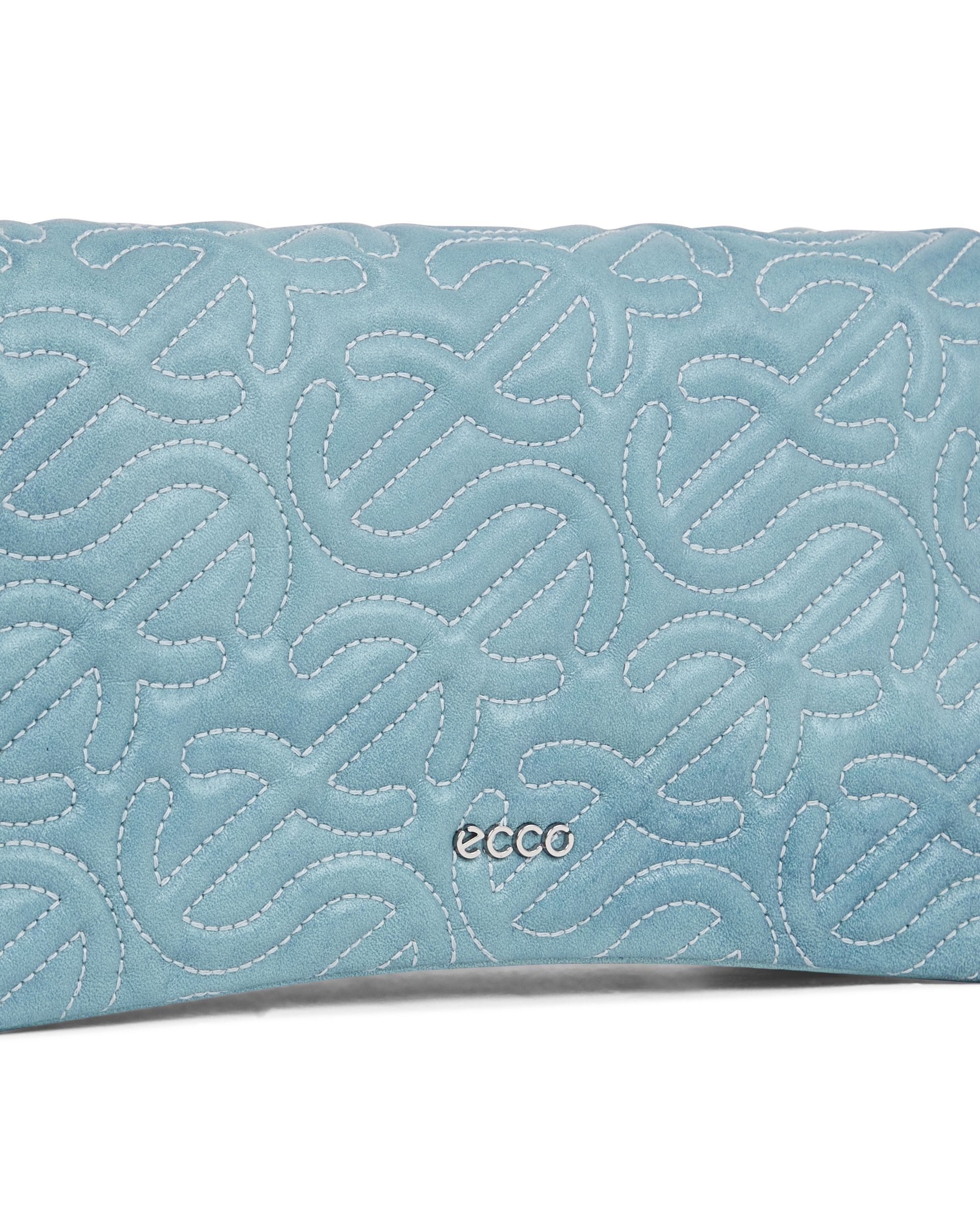 ECCO Pinch Small Quilted Wave Indigo レザークロスボディバッグ - 青 - Detail-2