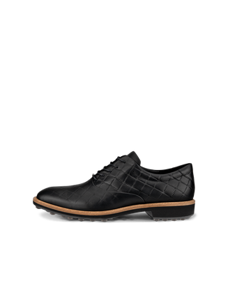 ECCO® Golf Classic Hybrid chaussure de golf en cuir pour homme - Noir - Outside