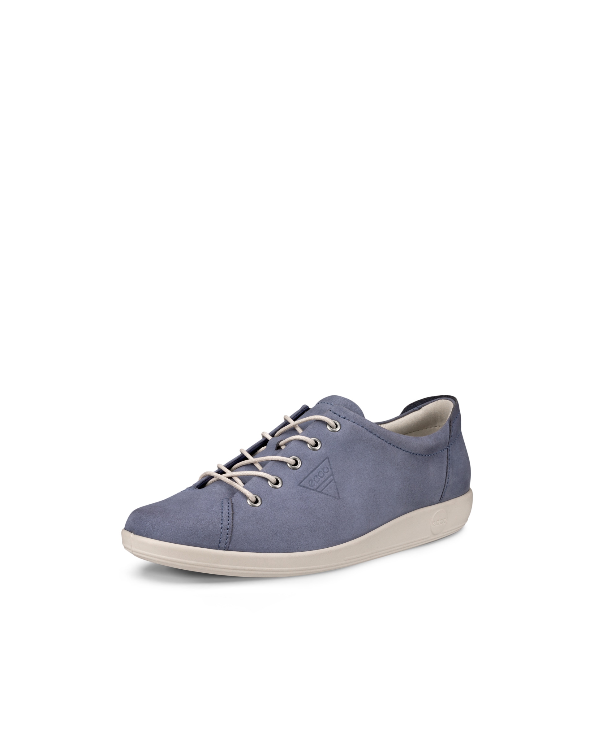 ECCO Women Soft 2.0 Tie Lace-up Shoes - Blue - Main