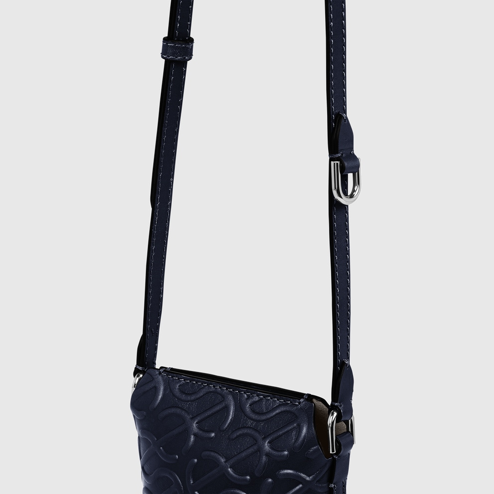 ECCO® Pot Leather Crossbody Bag - Blue - Detail-2