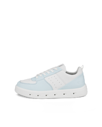 Women's ECCO® Street 720 Leather Gore-Tex Sneaker - Blue - Outside