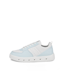 ECCO® Street 720 baskets en cuir Gore-Tex pour femme - Bleu - Outside