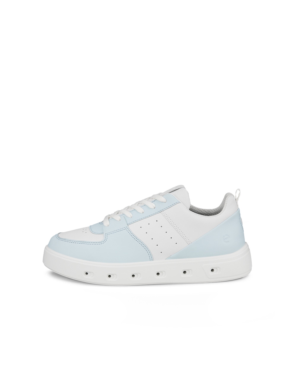 Women's ECCO® Street 720 Leather Gore-Tex Sneaker - Blue - Outside