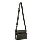 ECCO® Camera Bag Leather Crossbody Bag - Grey - Main