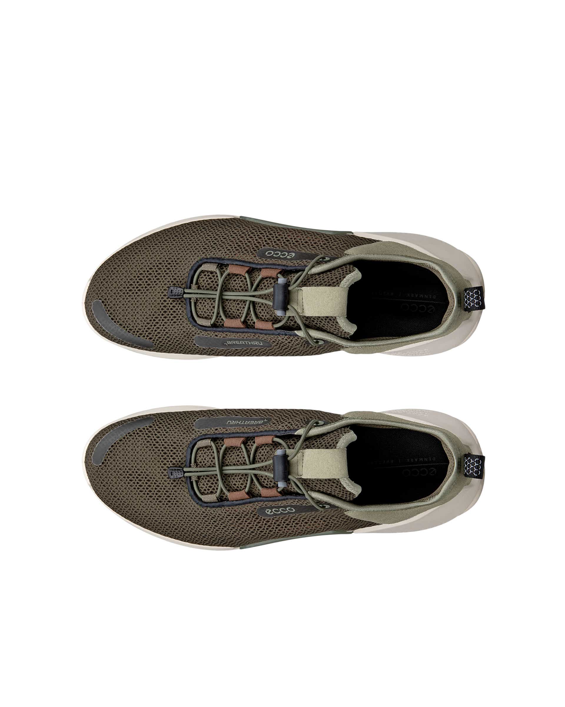 Pánske textilné tenisky ECCO® BIOM 2.0 - Zelená - Top left pair