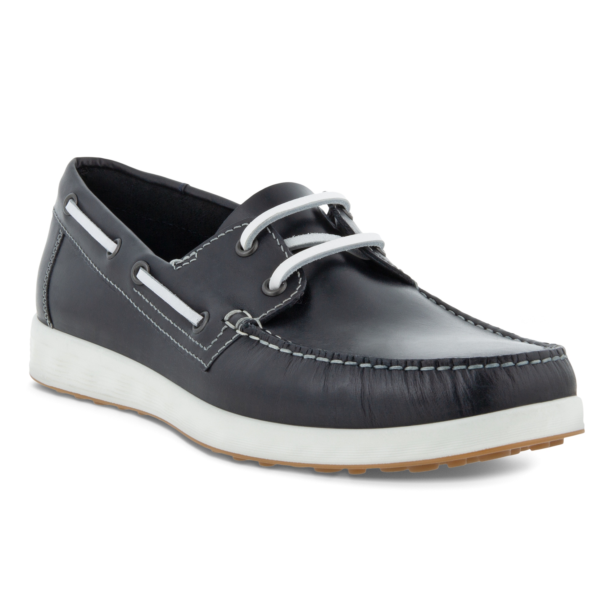 ECCO Men's S-lite Moc Boat Shoe - Blue - Main