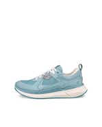 Women's ECCO® Biom 2.2 Leather Gore-Tex Sneaker - Blue - Outside