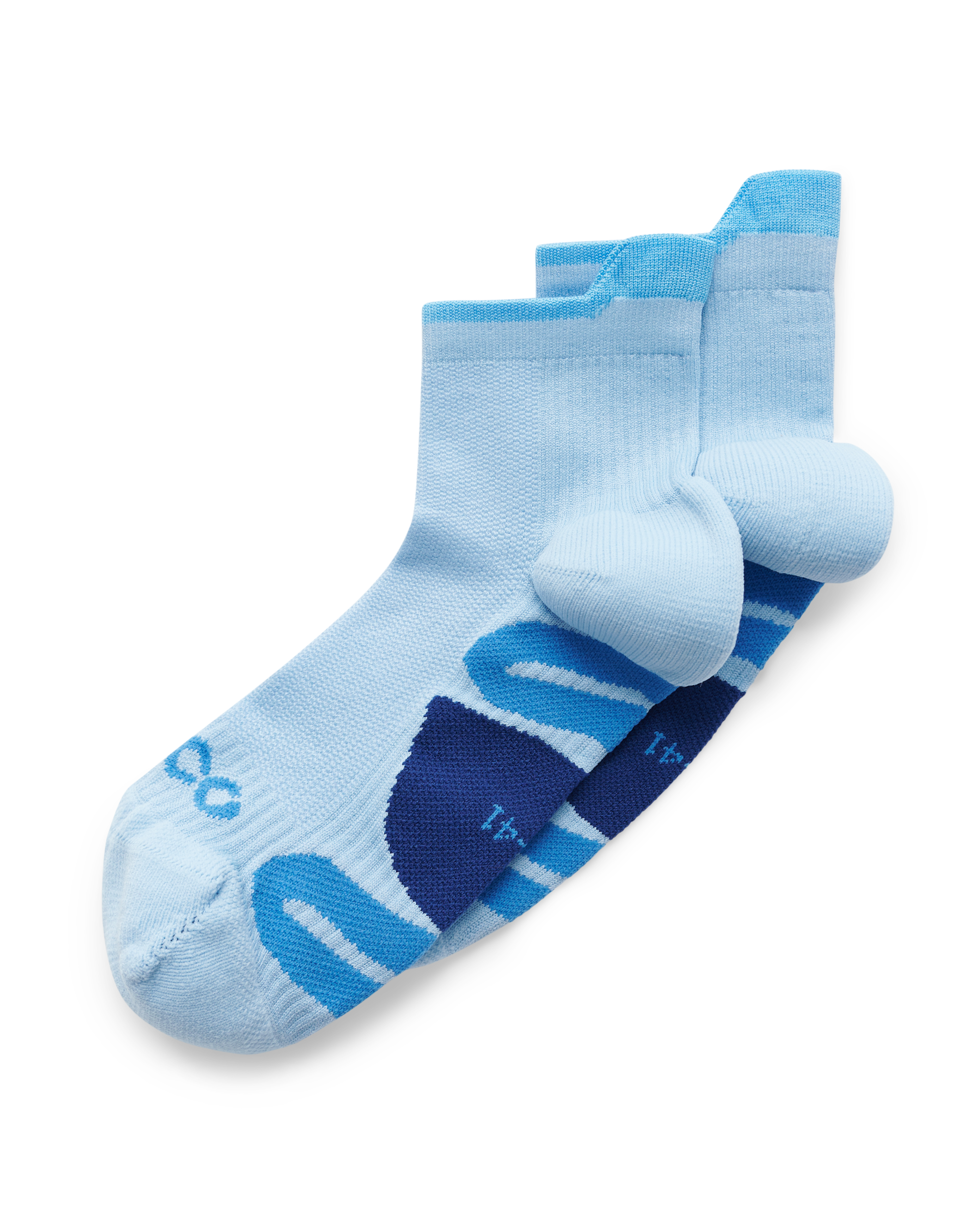 ECCO Golf Tech Tour Lite Ankle Cut Socks Blue