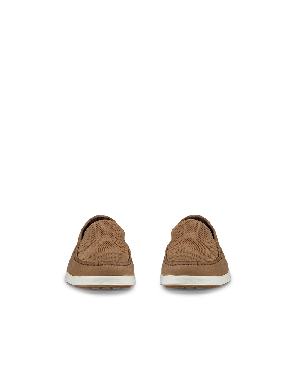 남성 ECCO S Lite Moc 누벅 모카신 - Brown - Front pair