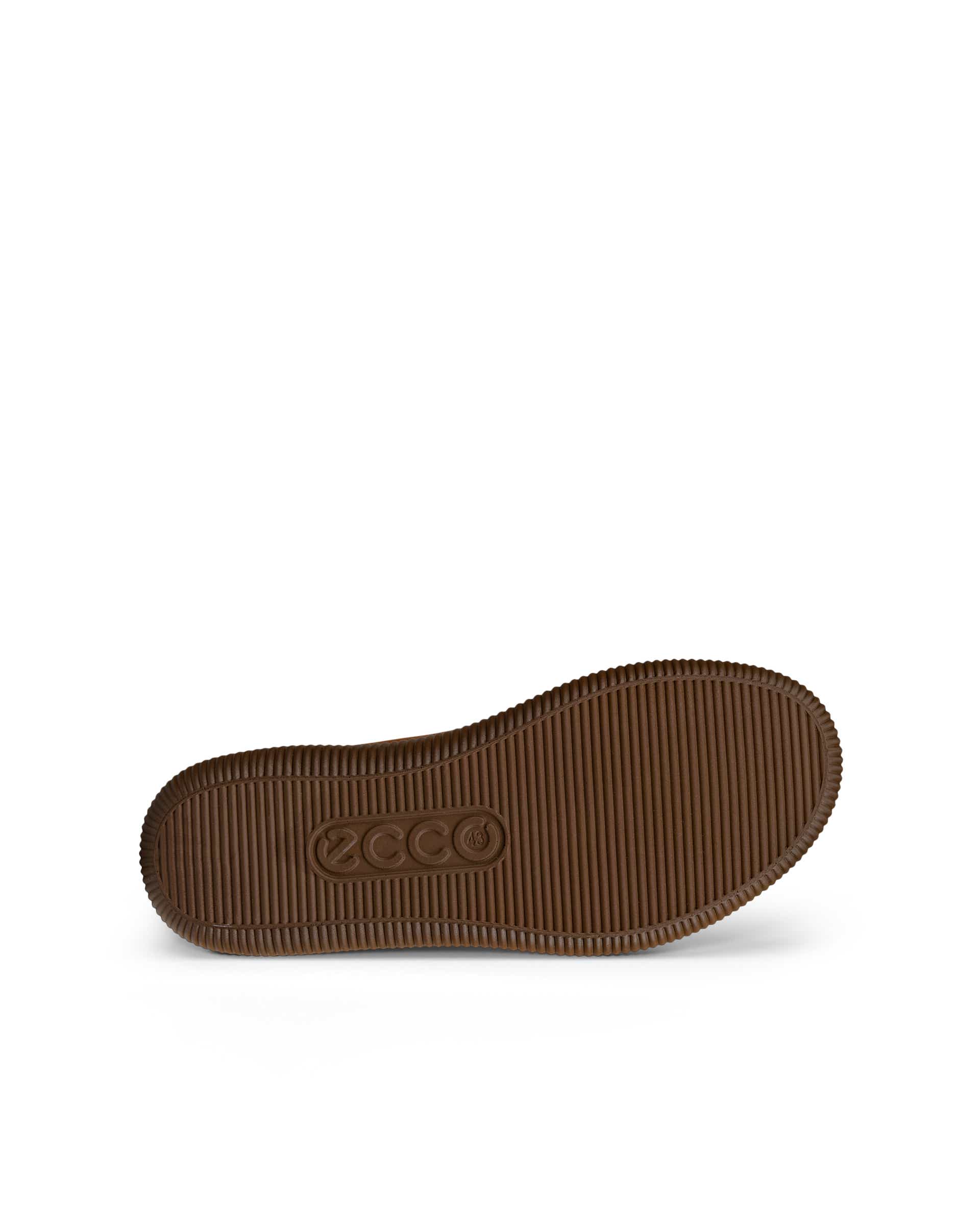 Pánské nubukové tenisky ECCO® SOFT ZERO - Hnědá - Sole