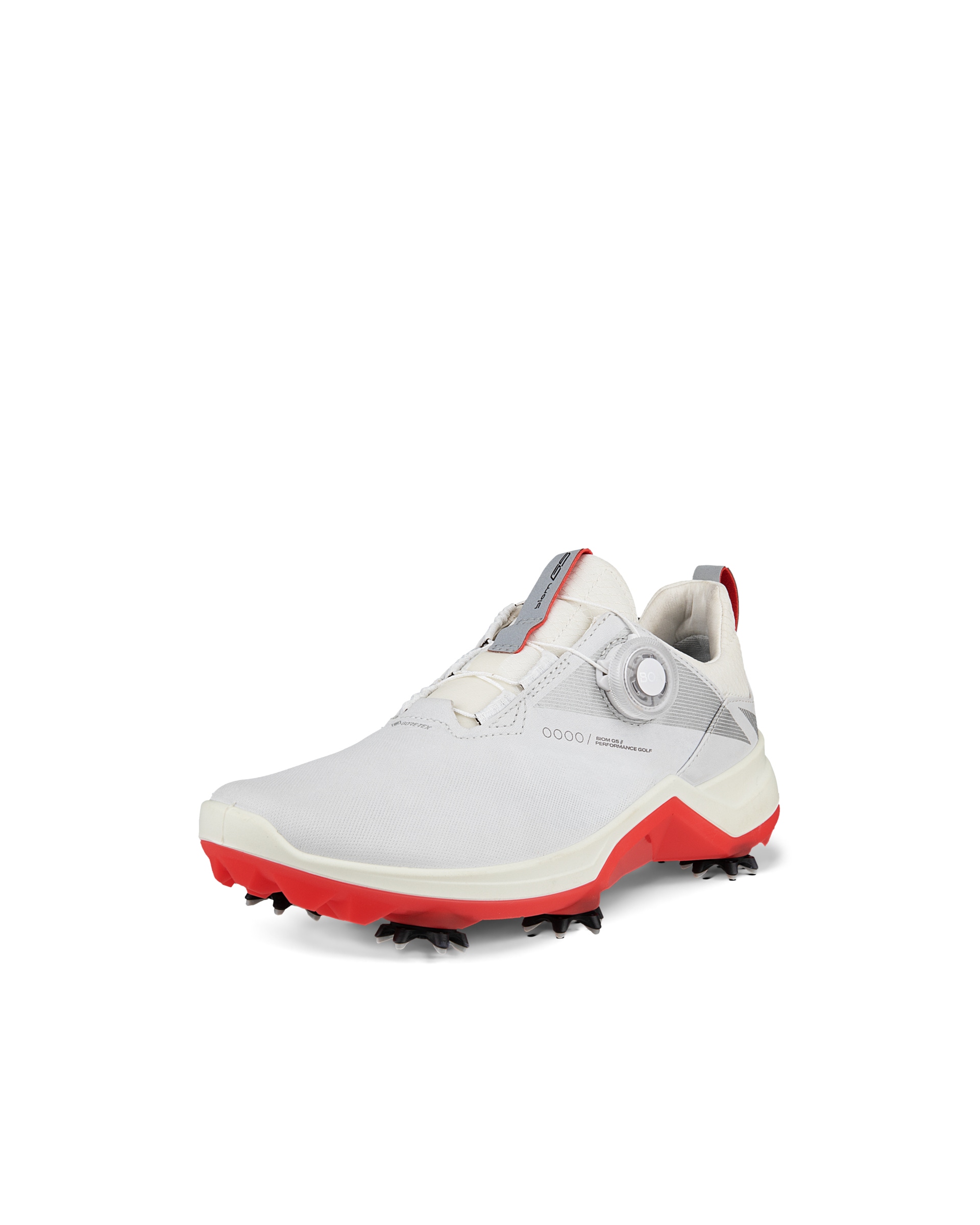 여성용 ECCO Golf Biom G5 가죽 고어텍스 골프 스파이크 - White - Main