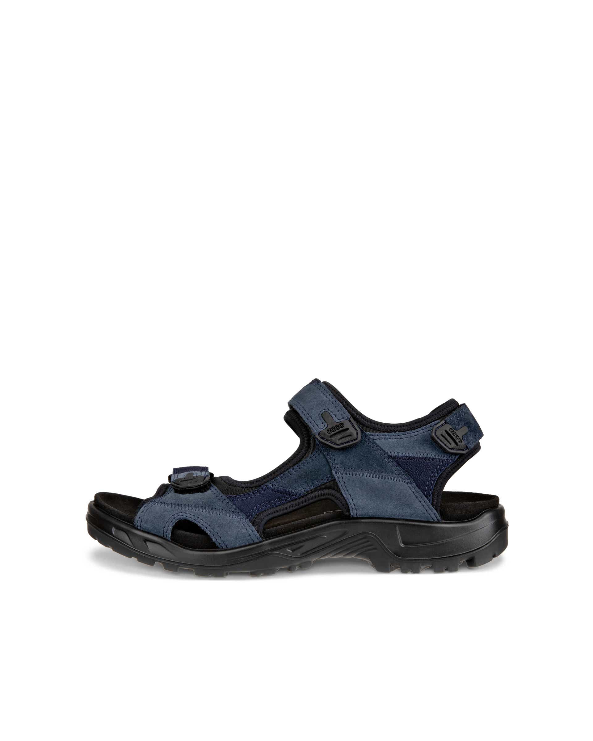 ECCO Offroad Upcycle メンズ スエードハイキングサンダル