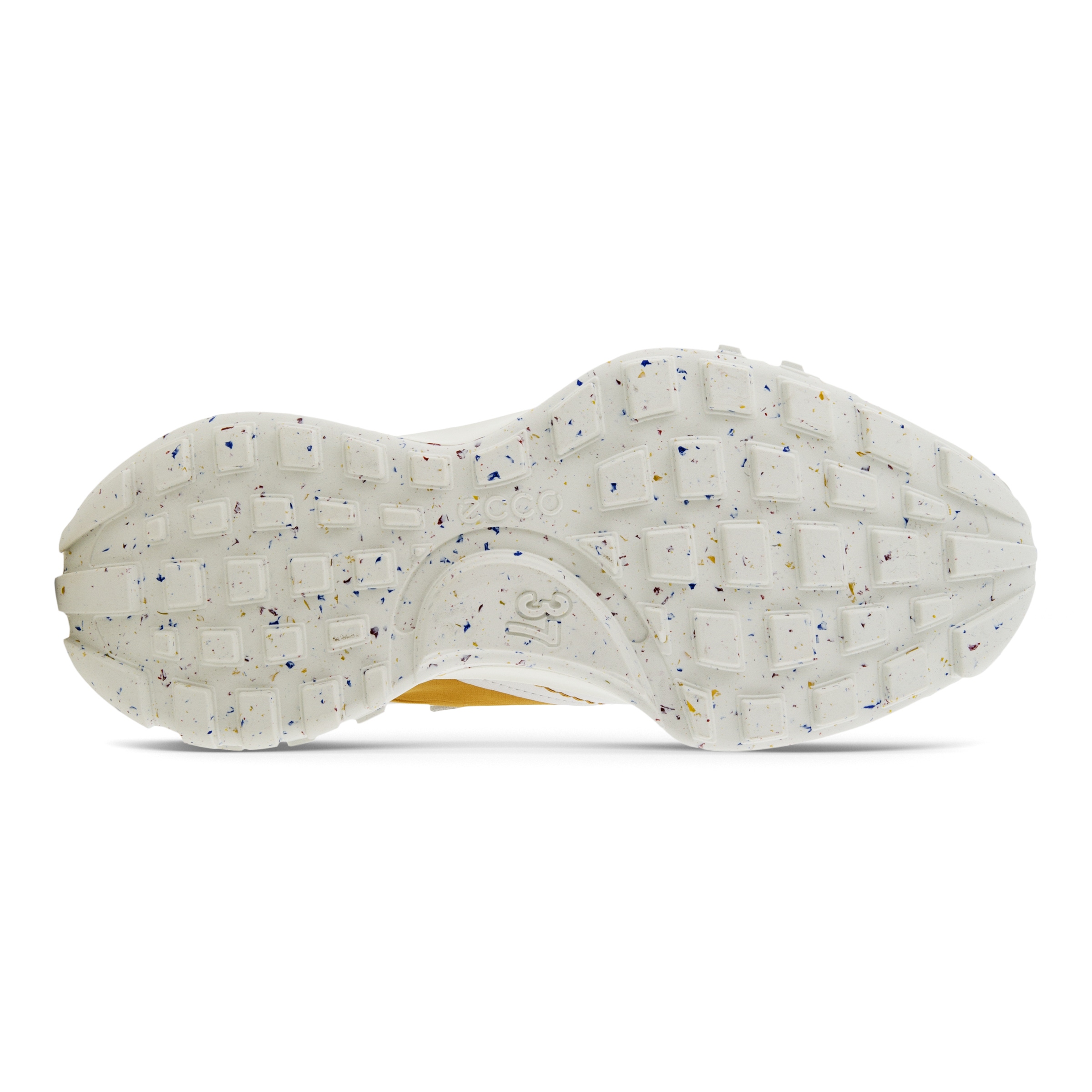 Zapatillas de tela ECCO® Retro Sneaker para mujer - Amarillo - Sole