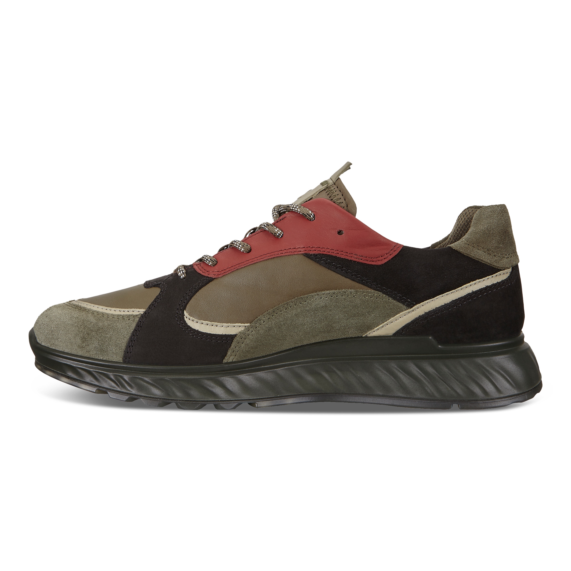 ECCO ST.1 Men's Layered Sneakers - Green - Inside
