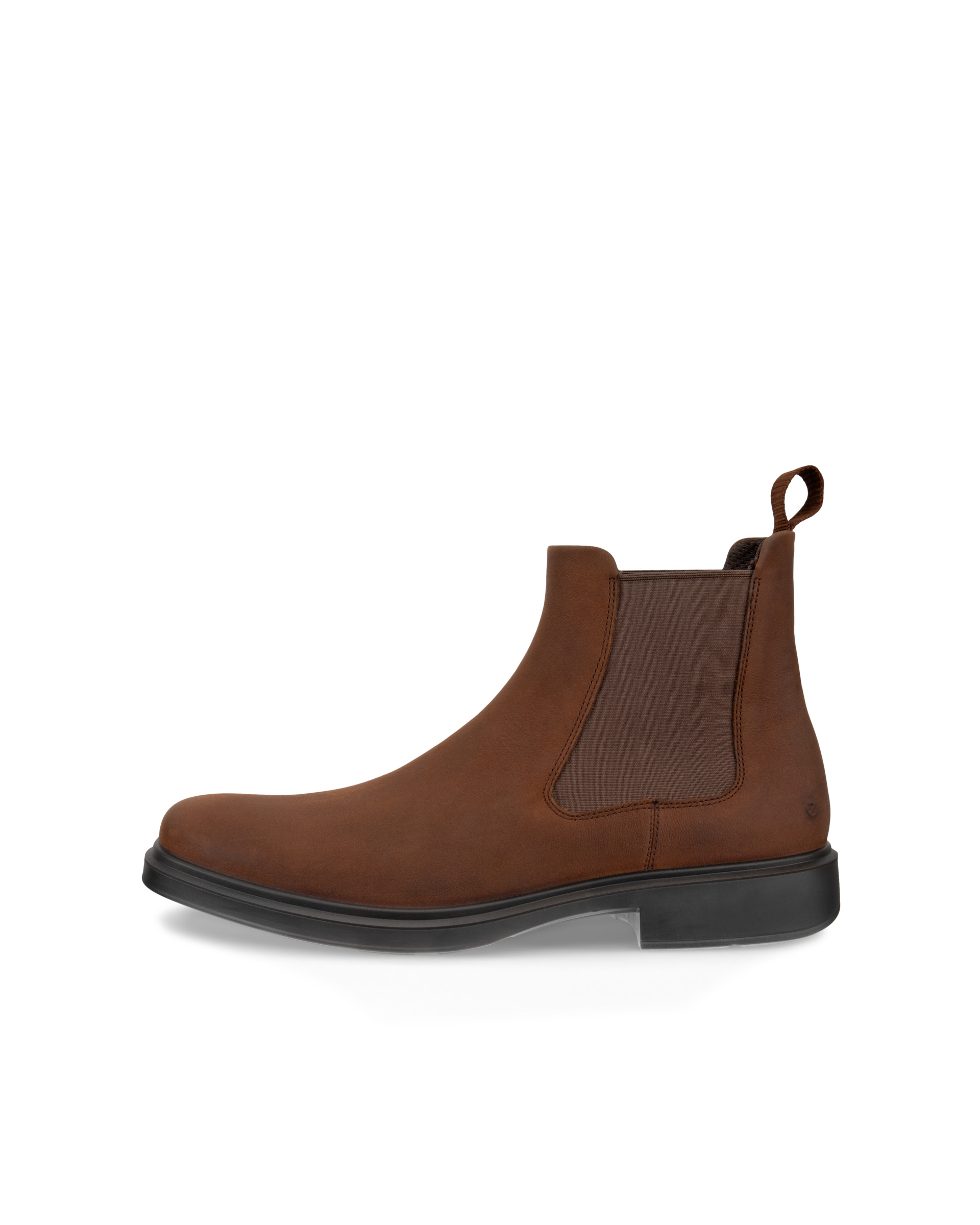 Botas Chelsea de nobuk ECCO® Helsinki 2 para hombre - Marrón - Outside