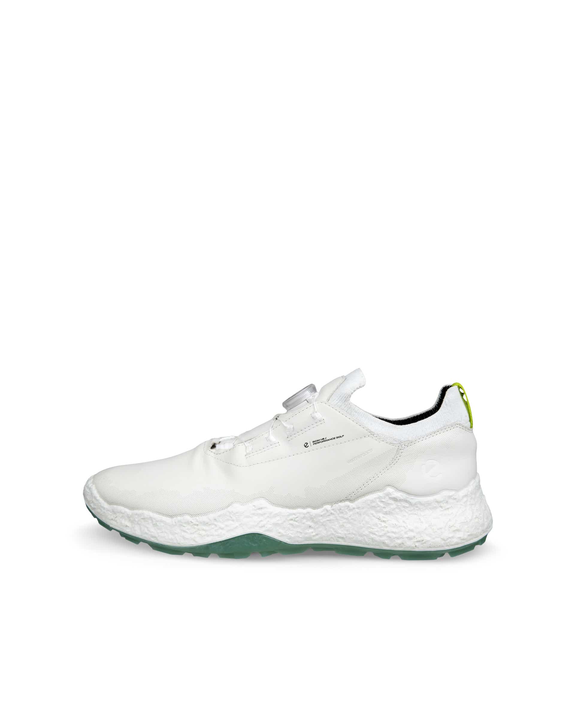 Moški vodoodporni usnjeni čevlji za golf ECCO® Golf BIOM H5 - Bela - Outside