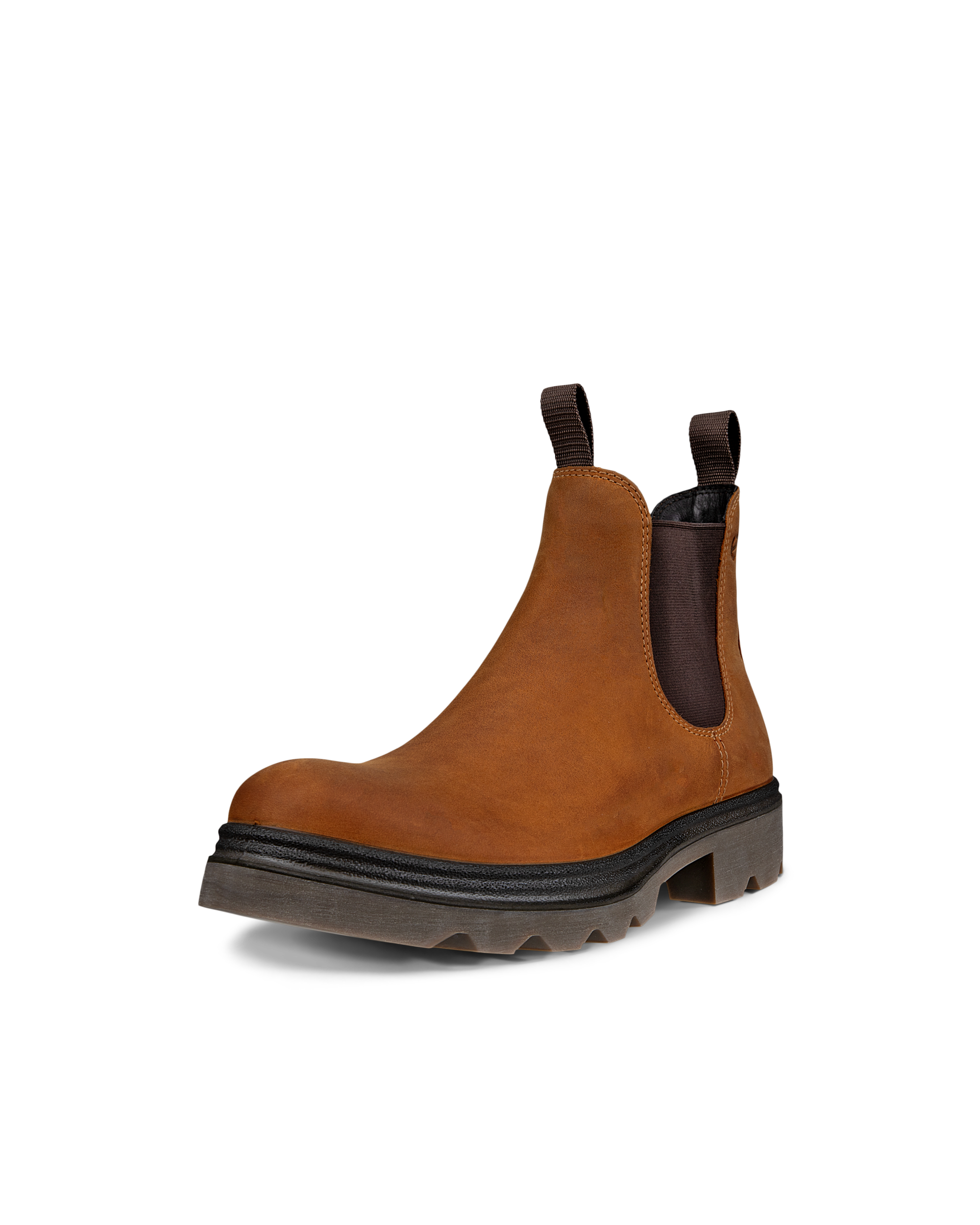 Men's ECCO® Grainer Nubuck Chelsea Boot - Brown - Main