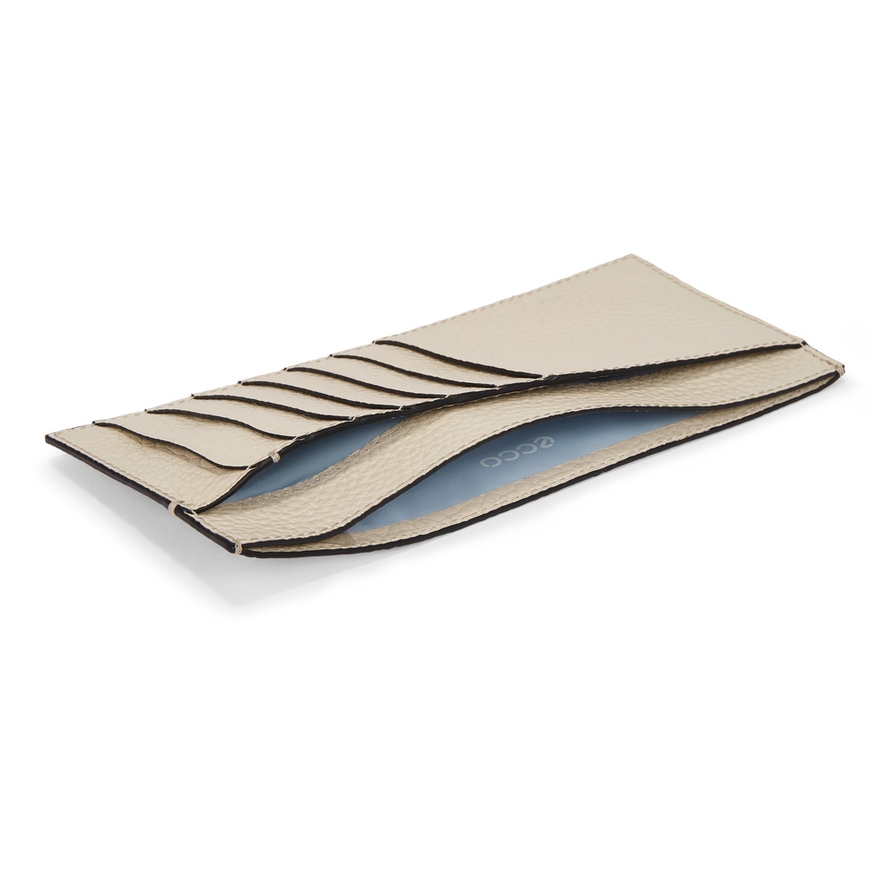 ECCO TEXTUREBLOCK WALLET - Beige - Inside