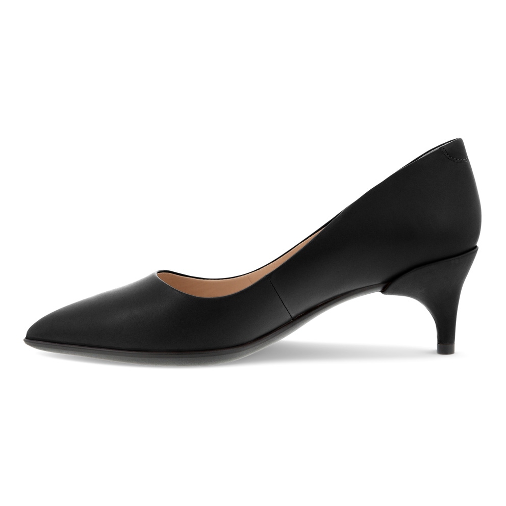 ECCO Women's Shape Stiletto 45 MM Pumps - Black - Inside