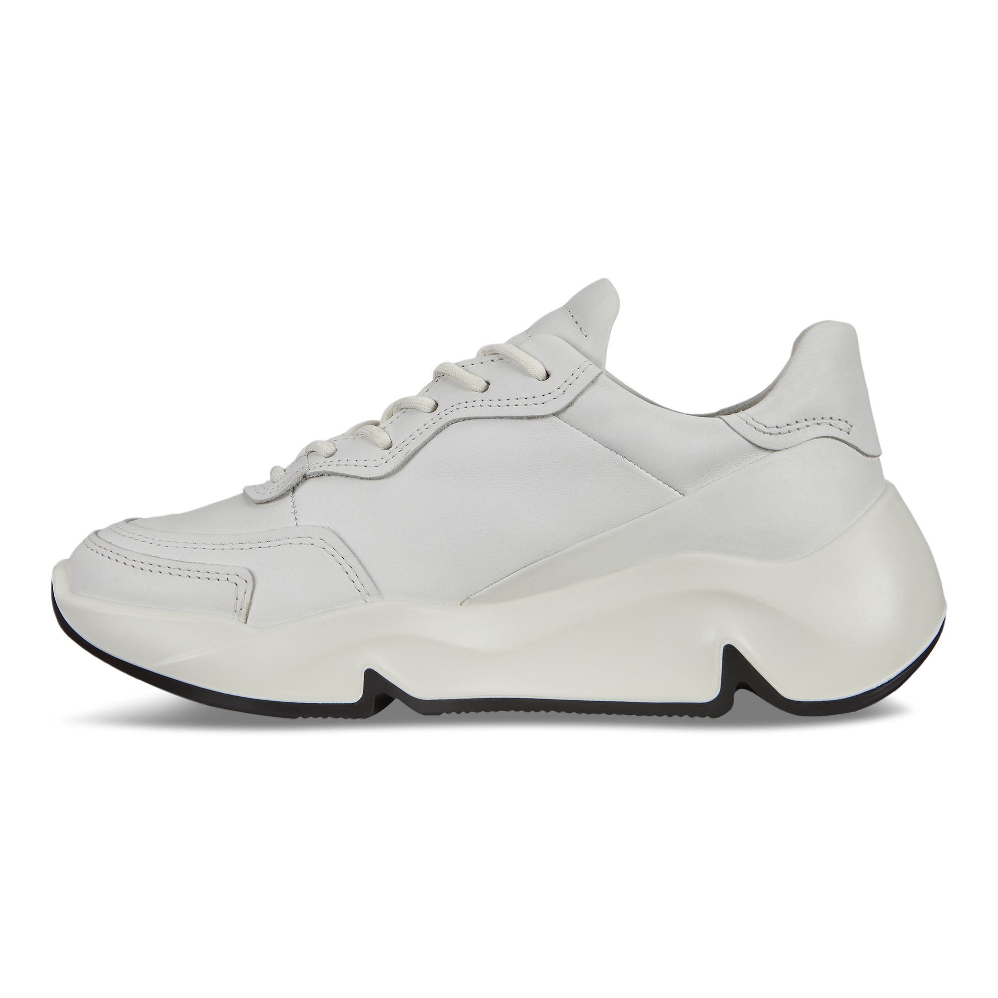 ECCO Women's Chunky Sneakers - White - Inside