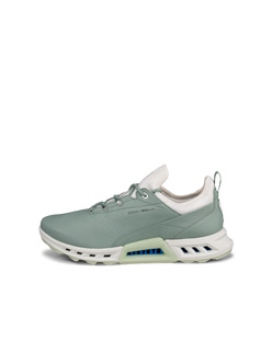 Zapatos golf de piel Gore-Tex ECCO® Golf Biom C4 para mujer - Verde - Outside