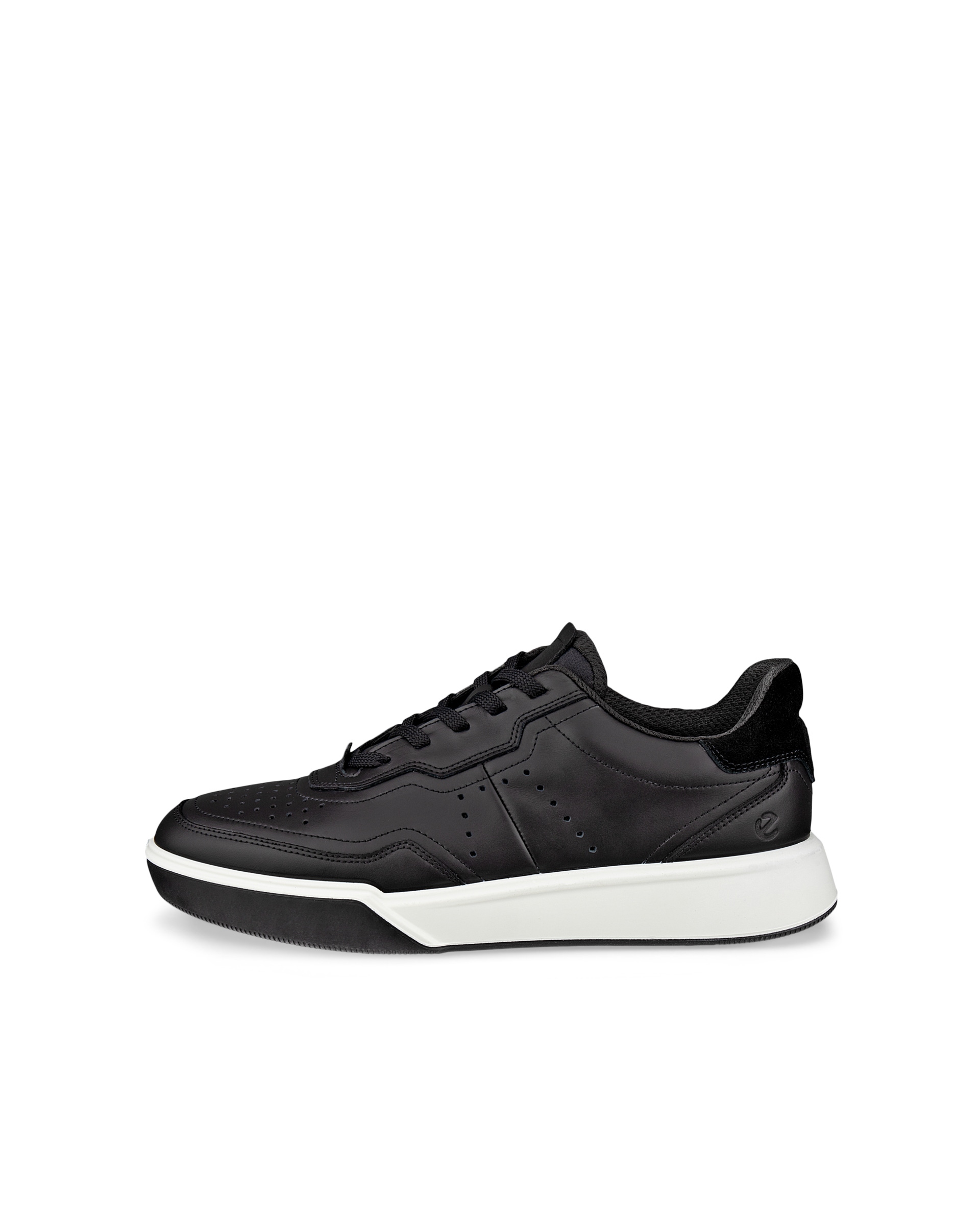 ECCO STREET COURT W LEA - Negro - Outside