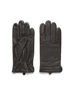 Unisex ECCO® Gloves Leather Gloves - Brown - Main