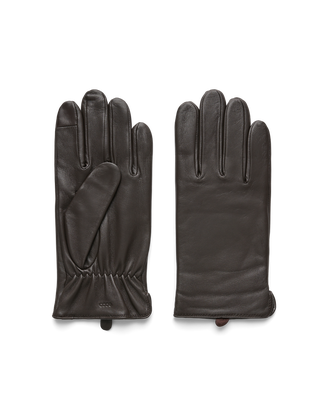 ECCO® Gants en cuir pour homme - Brun - Main