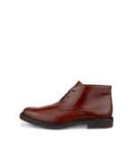 Men's ECCO® Metropole London Leather Chukka Boot - Brown - Outside