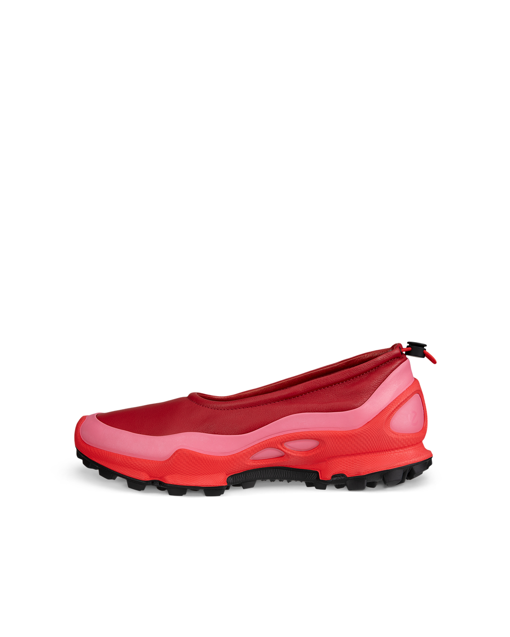 Zapatillas de piel sin cordones ECCO® Biom C-Trail para mujer - Rojo - Outside