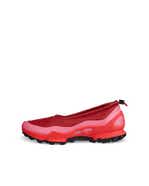 Zapatillas de piel sin cordones ECCO® Biom C-Trail para mujer - Rojo - Outside