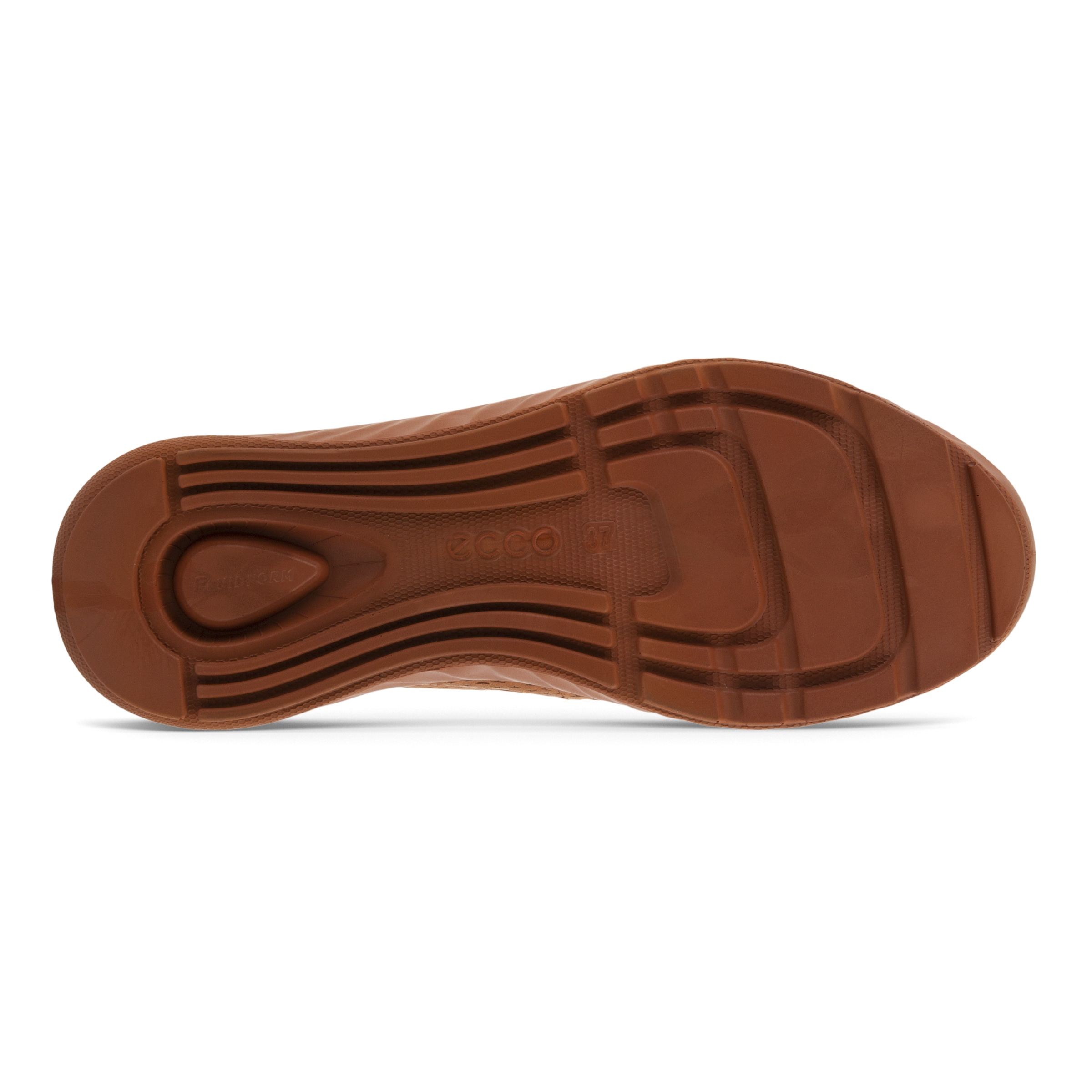Zapatillas de piel ECCO® ATH-1FW para mujer - Marrón - Sole