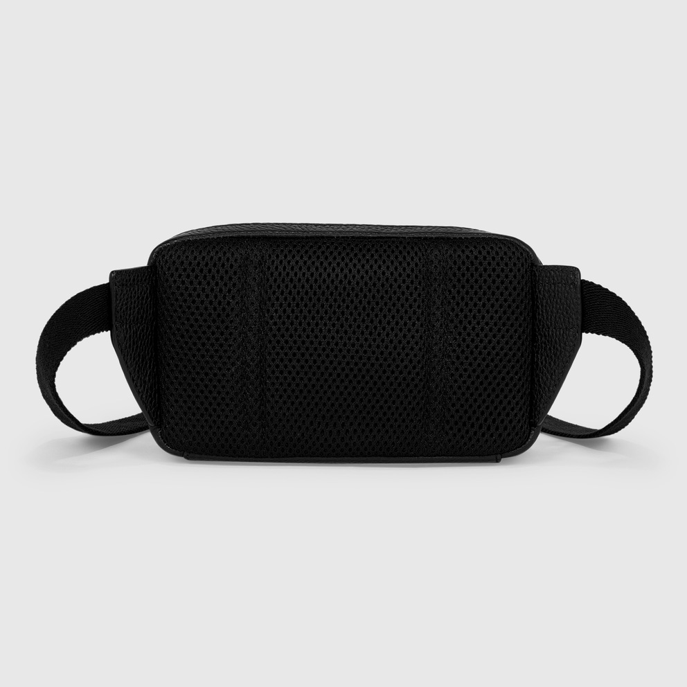 ECCO® Textureblock Leather Waist Bag - Black - Back