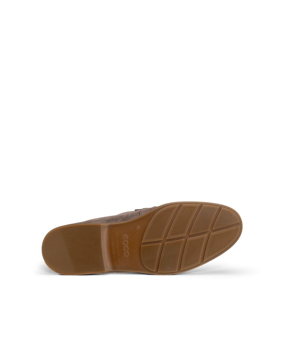 ECCO City Tray Lite Suede Loafers - Brown - Sole