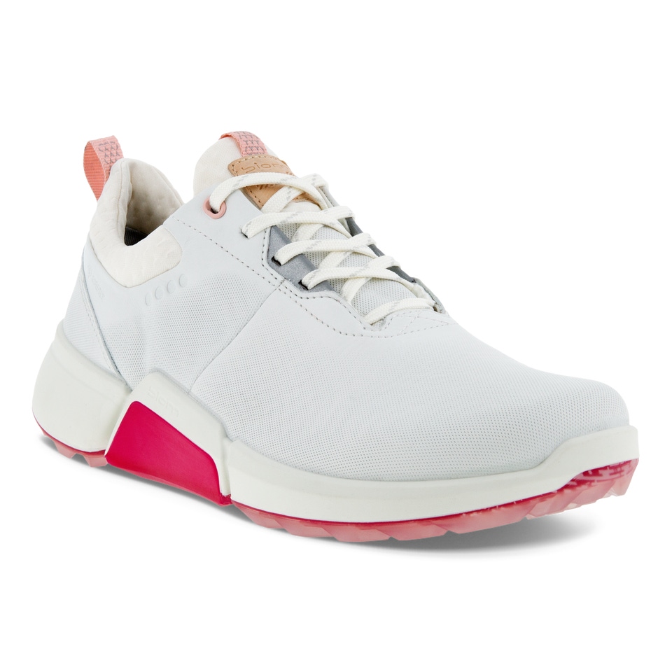 Women s ECCO Golf Biom H4 Leather Gore Tex Shoe White