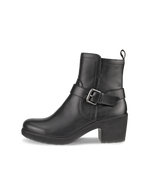 Women's ECCO® Metropole Zurich Leather Waterproof Boot - Black - Outside